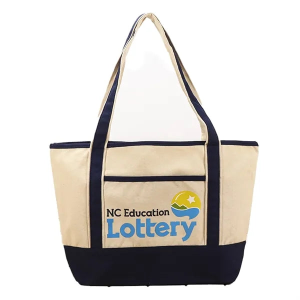 Overseas Natural Canvas Boat Tote