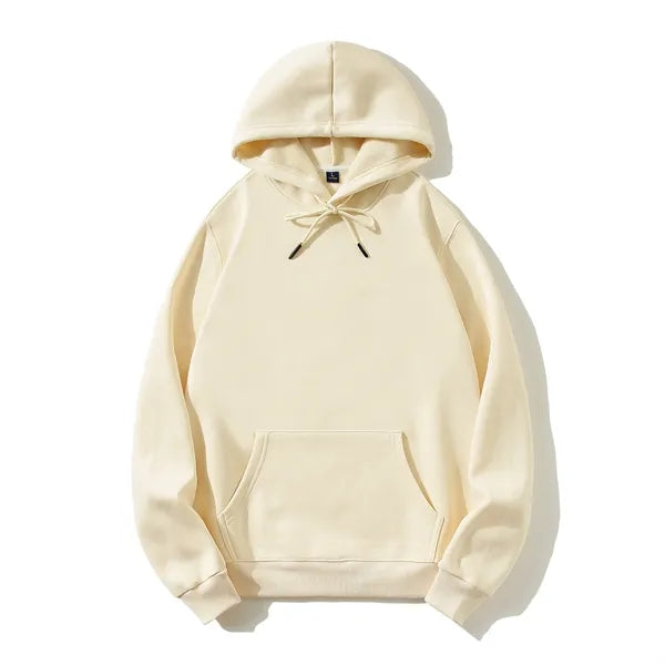 Mens Casual Cotton Collar Drawstring Hoodies