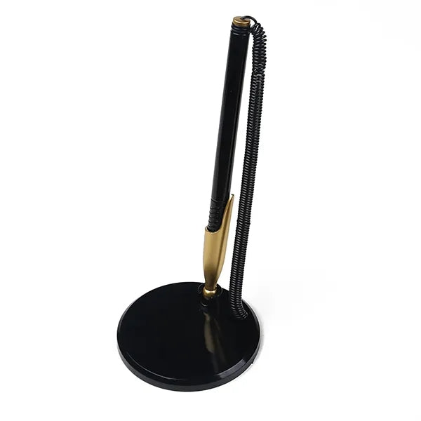 Secure Sign Desk Pen with Adhesive Stand Base