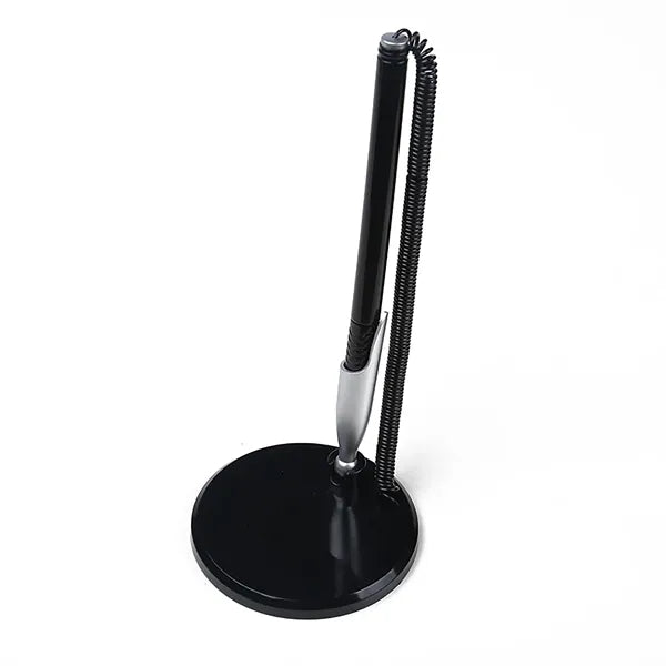 Secure Sign Desk Pen with Adhesive Stand Base