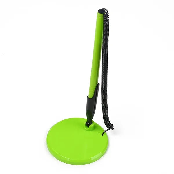 Secure Sign Desk Pen with Adhesive Stand Base