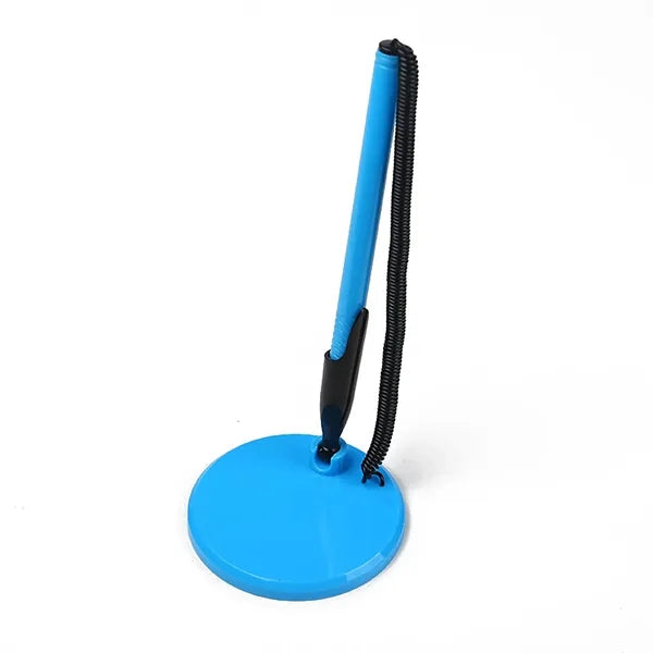 Secure Sign Desk Pen with Adhesive Stand Base
