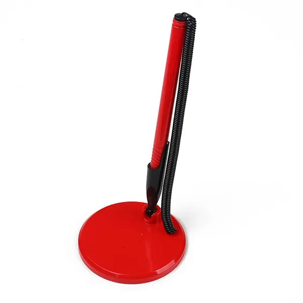 Secure Sign Desk Pen with Adhesive Stand Base
