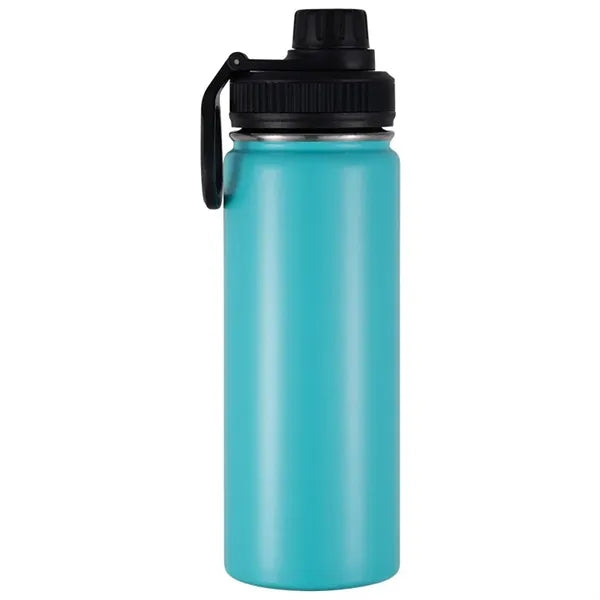 22 oz Insulated Water Bottle with Leakproof Spout Lid