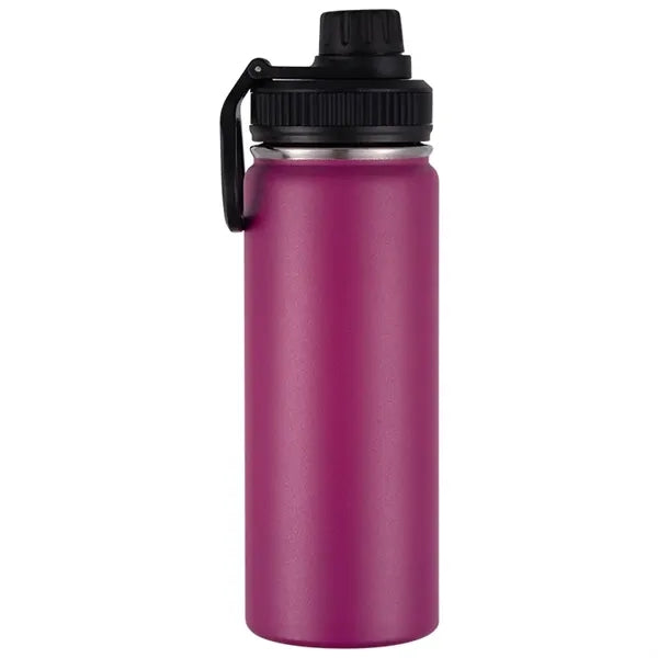 22 oz Insulated Water Bottle with Leakproof Spout Lid