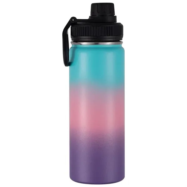22 oz Insulated Water Bottle with Leakproof Spout Lid