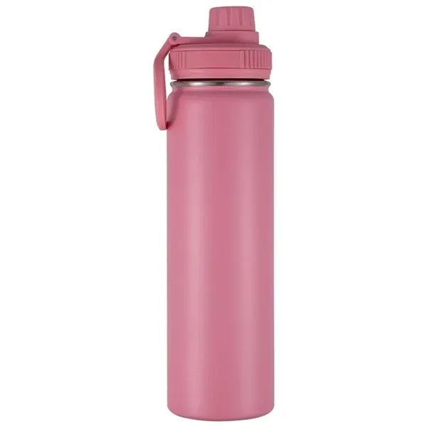 22 oz Insulated Water Bottle with Leakproof Spout Lid