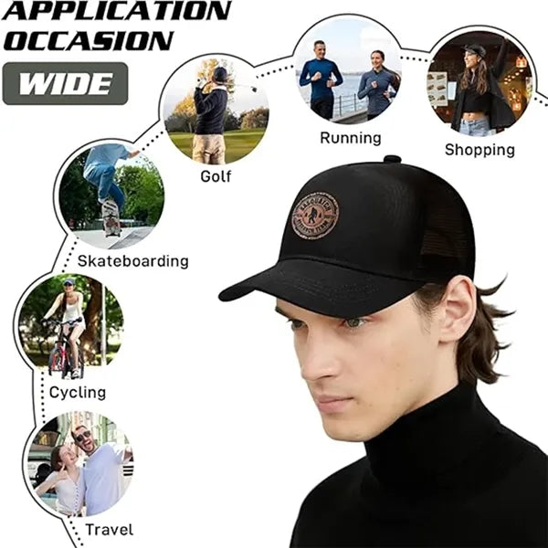 Adjustable Peaked Cap