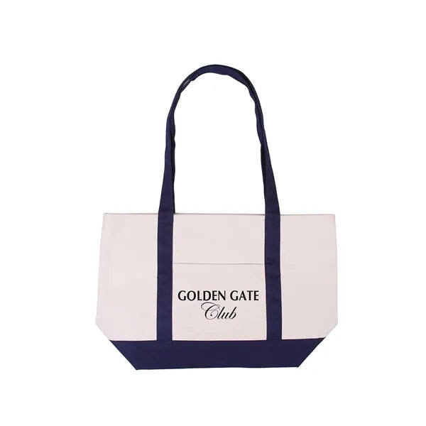 Cotton Canvas Boat Tote Bag