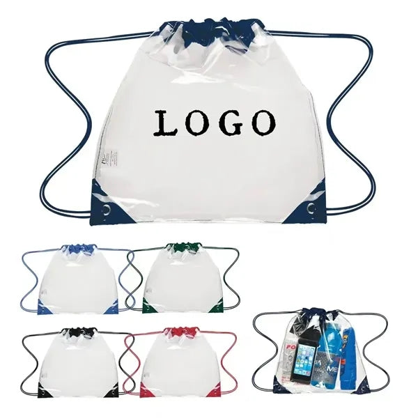 Clear EVA Drawstring Stadium Backpack
