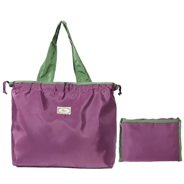 Portable Drawstring Polyester Tote Bag