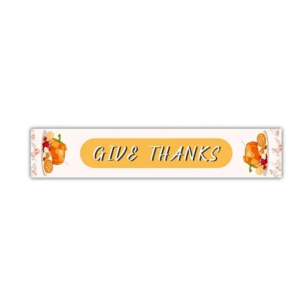 72" x 12" Full Color Table Runner Decorations