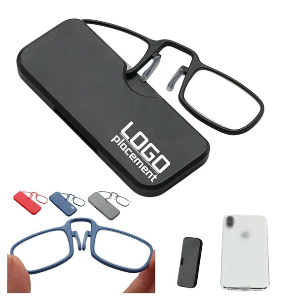 Portable Stylish Clip - On Reading Glasses Inserts