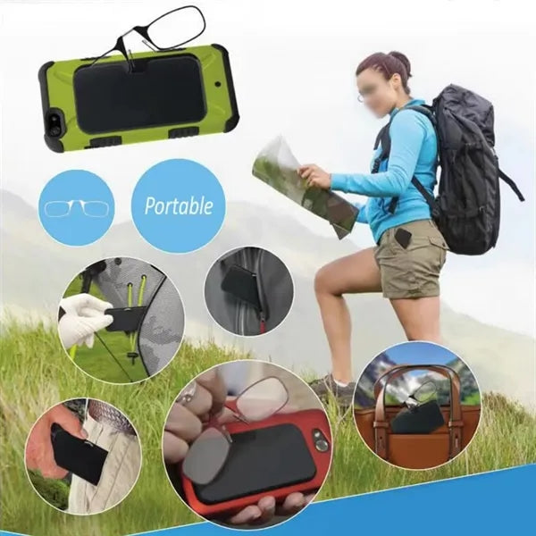Card - Case Nose - Clip Ultralight Reading Glasses