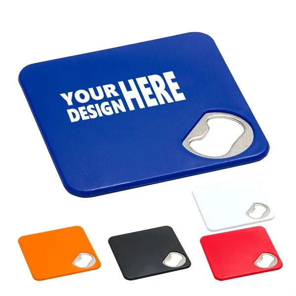 Plastic Bottle Opener Coaster