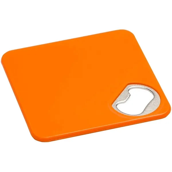 Plastic Bottle Opener Coaster