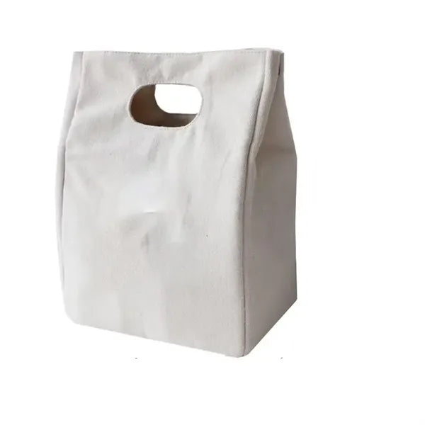 Insulated Canvas Lunch Cooler Bag