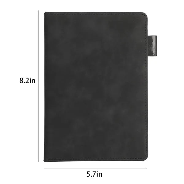 A5 Premium PU Leather Notebook with Pen Size5.8"8.2"