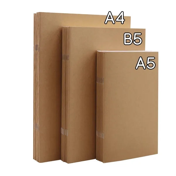 Eco Kraft Paper Notebook A5/B5/A4