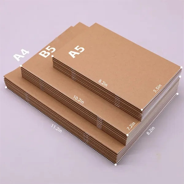 Eco Kraft Paper Notebook A5/B5/A4