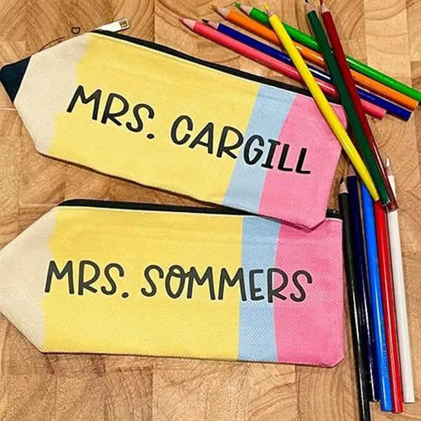 Pencil Pouch With Name Great Gift For Students
