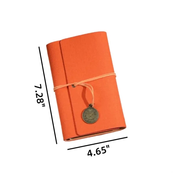 Artistic Linen-Cotton A6 Notebook Vintage Kraft