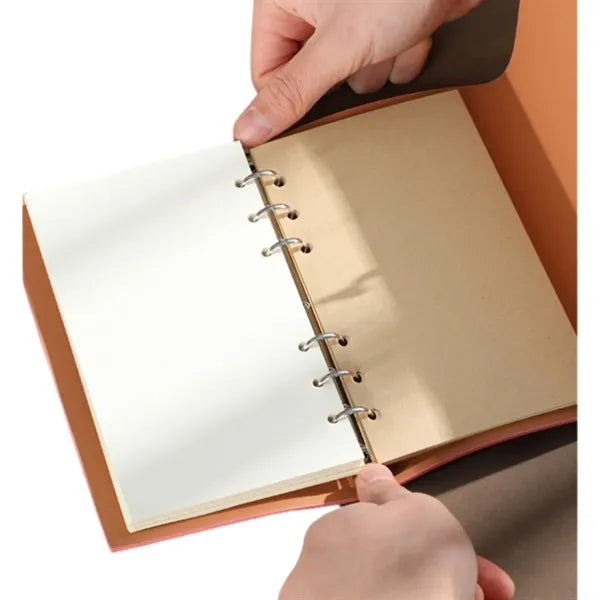 Artistic Linen-Cotton A6 Notebook Vintage Kraft