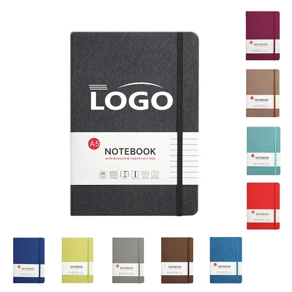 Practical A5 Fabric Notebook With Pen Holder Free Shipping
