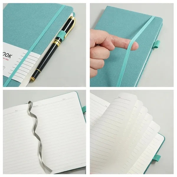 Practical A5 Fabric Notebook With Pen Holder Free Shipping