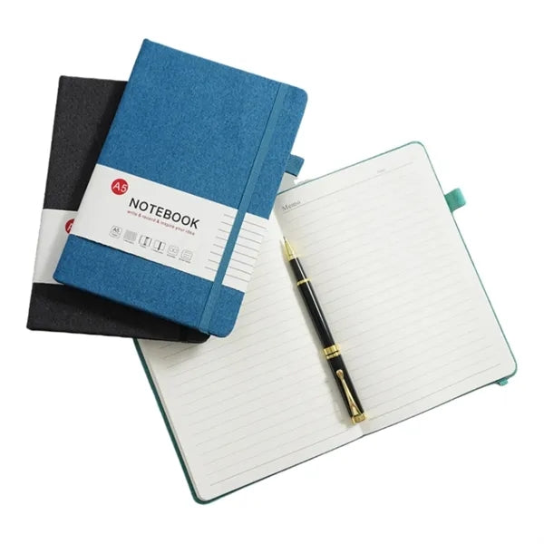 Practical A5 Fabric Notebook With Pen Holder Free Shipping