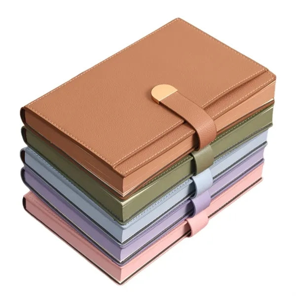 Deluxe Leather A5 Thick Notebook And Pen Gift Set