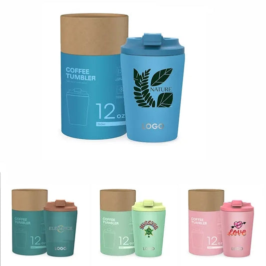 12 Oz Stainless Steel Double-Layer Coffee Thermos
