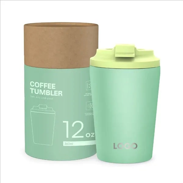 12 Oz Stainless Steel Double-Layer Coffee Thermos