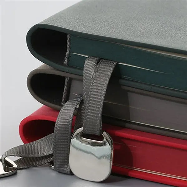 A5 PU Leather Thicken Binding Notebook with Side Pen Holder