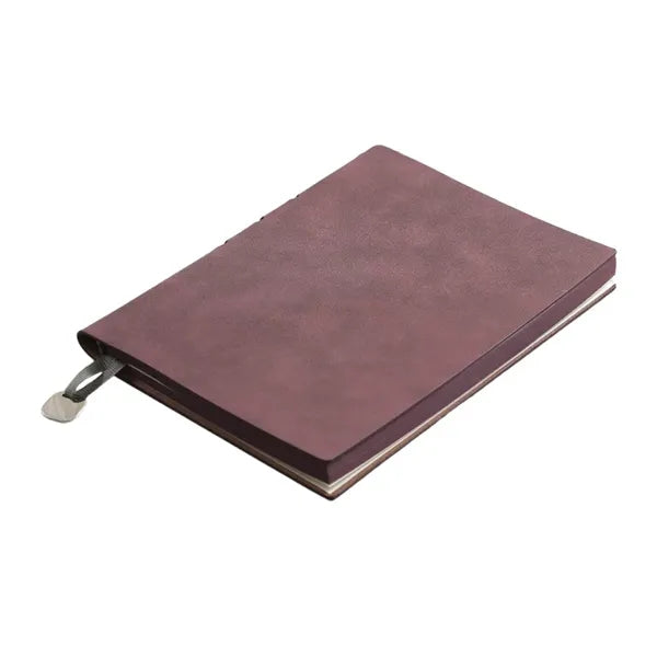 A5 PU Leather Thicken Binding Notebook with Side Pen Holder