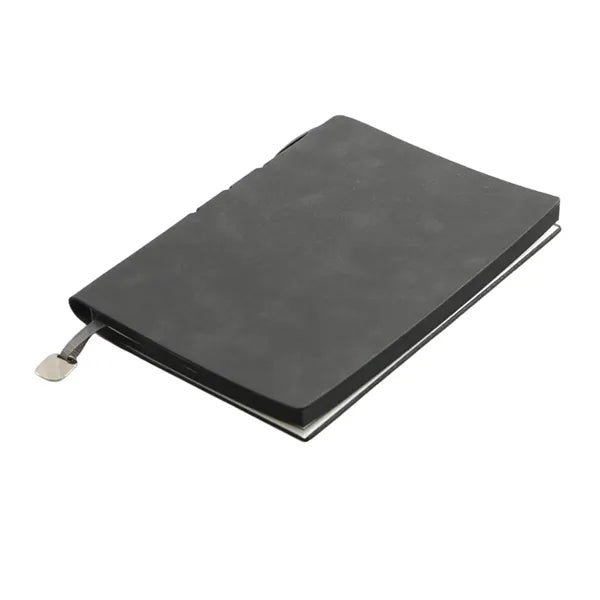 A5 PU Leather Thicken Binding Notebook with Side Pen Holder