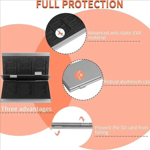 Aluminum Alloy Sd Card TF Card Box