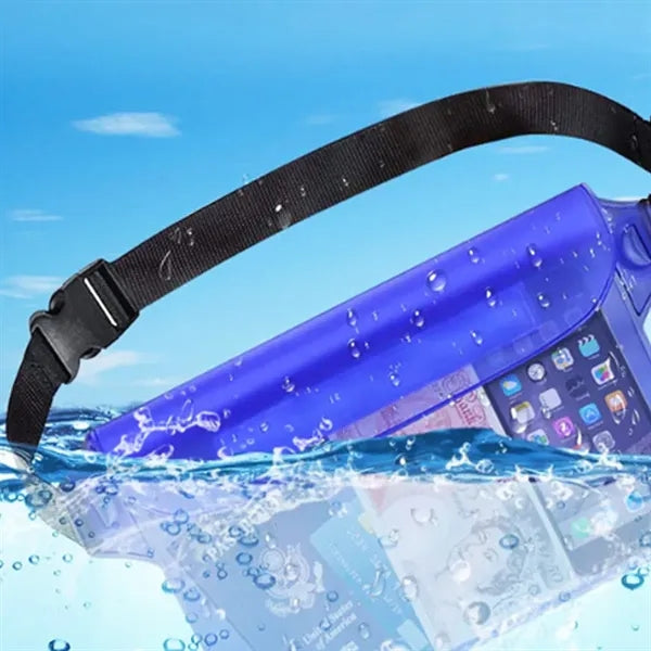 Three-layer Seals Waterproof Cellphone Protection Waist Pack