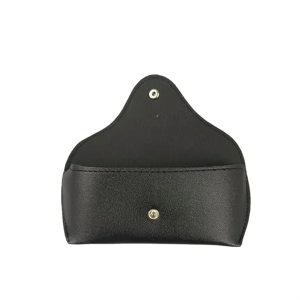 Snap Closure PU Leather Glasses Case