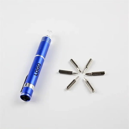 Light Up 6 in 1 Mini Screwdriver