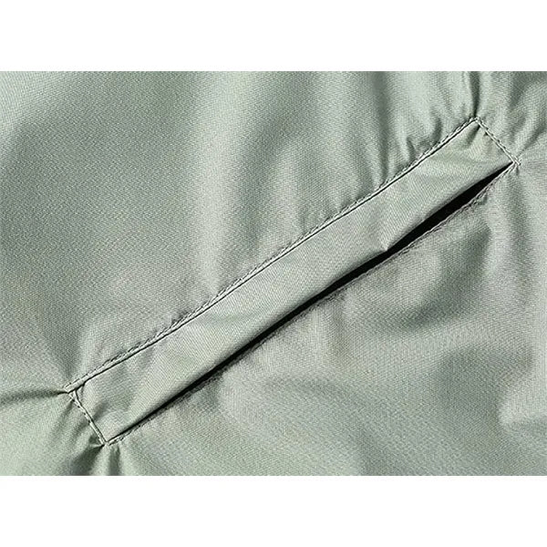 Womens Rain Poncho Jacket with Hood and Pockets