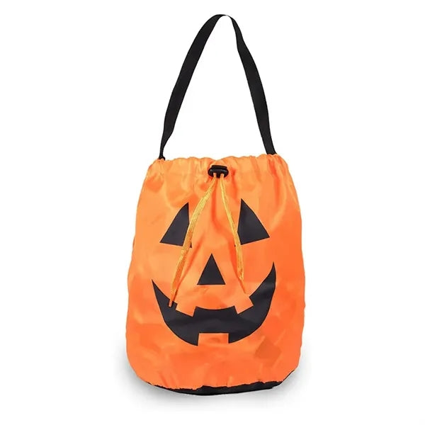 LED portable pumpkin Drawstring bag