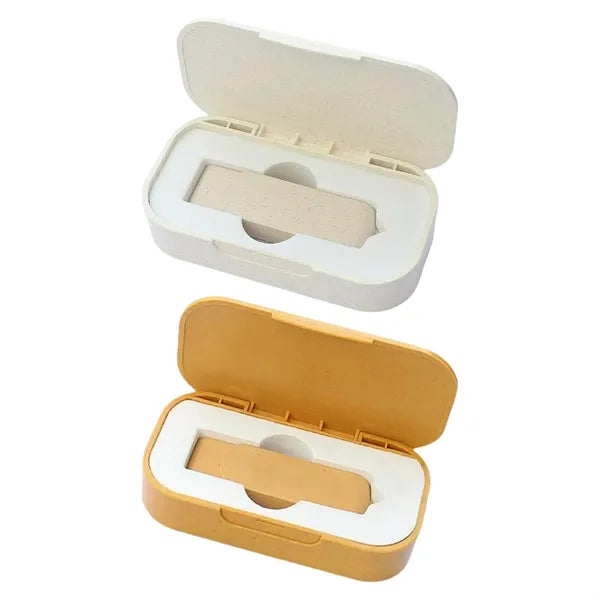 Eco Friendly Straw USB Flash Drive with Customizable Logo