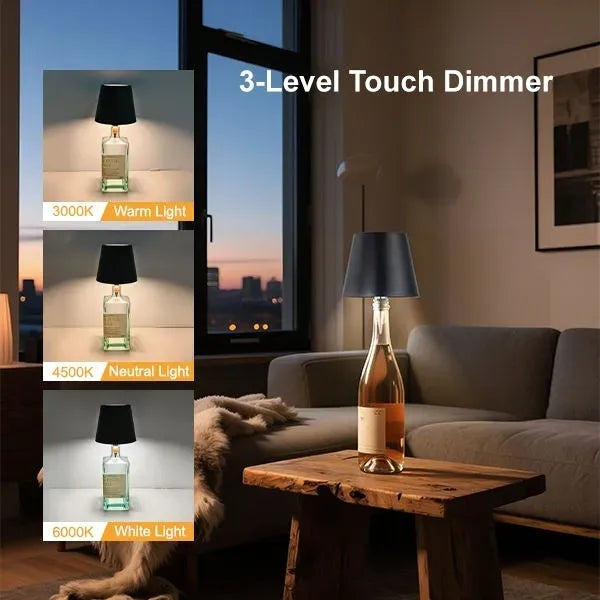 LED Wireless Bottle Lamp