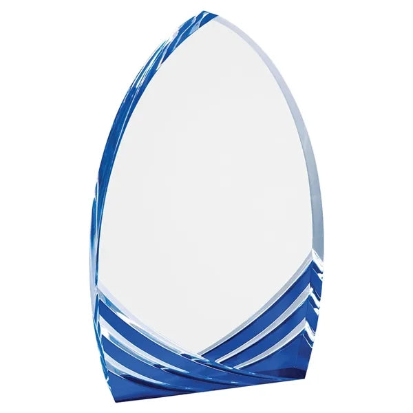 7" Blue Cathedral Soaring Acrylic Award