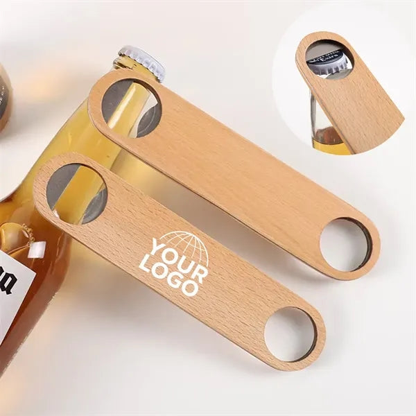 Wooden Soda Beer Bottle Opener