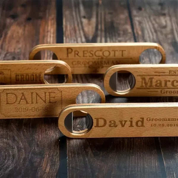 Wooden Soda Beer Bottle Opener
