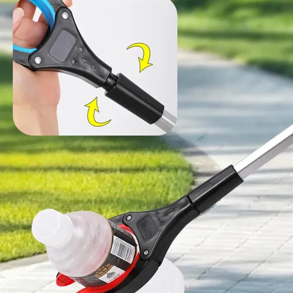 Foldable Trash Reacher Grabber Tool w/ Rotating Magnetic Jaw