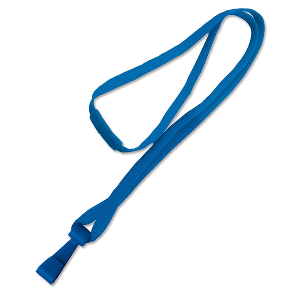 3/8" Blank Polyester Breakaway Lanyards w/ Wide Plastic Hook
