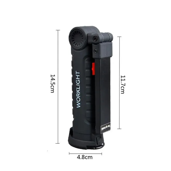 Emergency Foldable LED Work Light Magnetic Flashlight